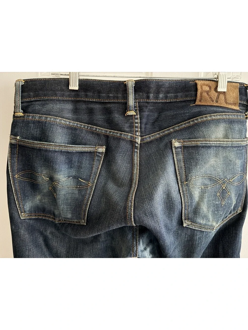 RRL Selvedge Denim Jeans 32x34 Straight Leg Men's Japan Selvedge Made in USA